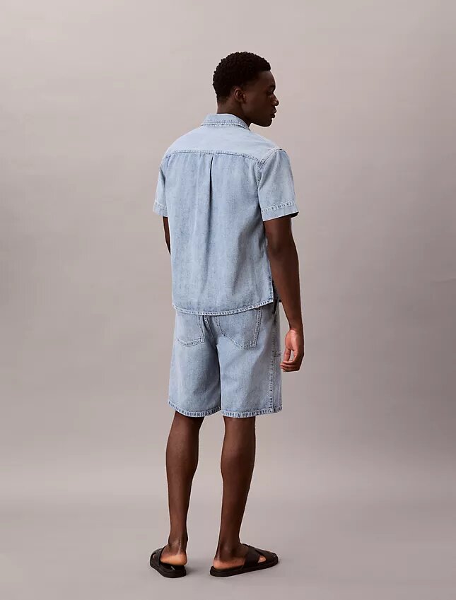 Denim-työshortsit Denim-työshortsit