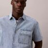 Denim Utility Shirt napit edessä