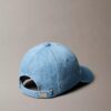 Denim-varsity-Monogram-logolla varustettu baseball-lippis Denim-varsity-Monogram-logolla varustettu baseball-lippis