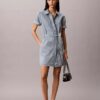 Denim-vyöinen minihame Denim-vyöinen minihame