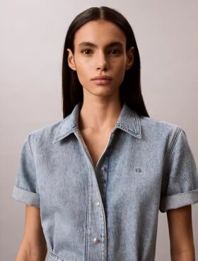 Denim-vyöinen minihame