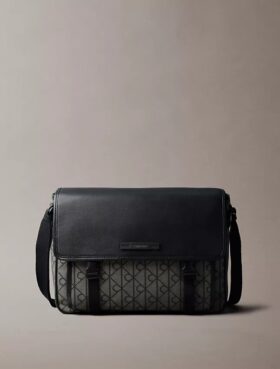 Emblem Jacquard -messenger-laukku