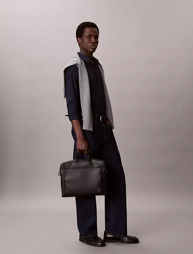 Emblem Logo Slim Commuter Bag Emblem Logo Slim Commuter Bag