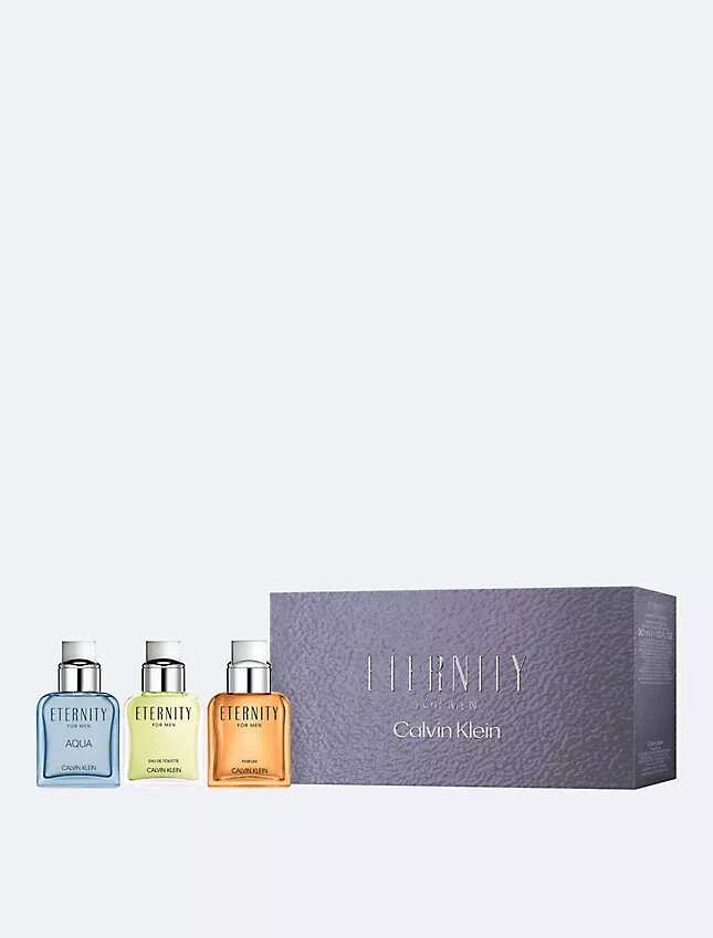 Eternity for Men -matkasuihkeiden lahjasetti Eternity for Men -matkasuihkeiden lahjasetti