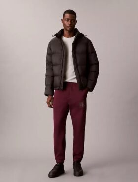 Fleece-kerrostetut Monogram-kuvioiset verryttelyhousut