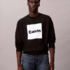 Fleece-logolla varustettu rento collegepaita Fleece-logolla varustettu rento collegepaita