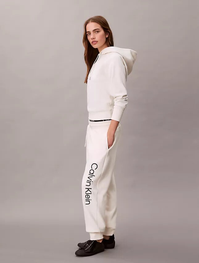 Fleece-logolla varustetut joggerit Fleece-logolla varustetut joggerit