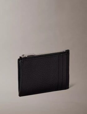 Folio-embossattu logo vetoketjullinen korttikotelo