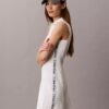 French Terry 1/4 vetoketjullinen hihaton mekko