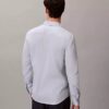 Geometrinen jacquard-kuvioinen slim-fit-paita napit edessä Geometrinen jacquard-kuvioinen slim-fit-paita napit edessä