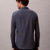 Geometrinen jacquard-kuvioinen slim-fit-paita napit edessä Geometrinen jacquard-kuvioinen slim-fit-paita napit edessä