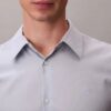 Geometrinen jacquard-kuvioinen slim-fit-paita napit edessä Geometrinen jacquard-kuvioinen slim-fit-paita napit edessä