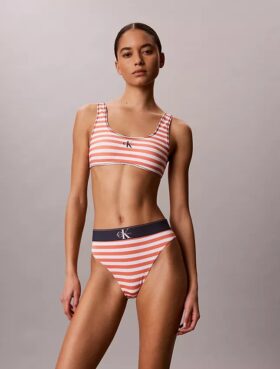 Graafinen Monogram-Bralette-uimapaitaliivi