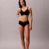 Graafinen Monogram-kuvioinen Microfiber-joustava Bralette kevyesti vuorattu Graafinen Monogram-kuvioinen Microfiber-joustava Bralette kevyesti vuorattu
