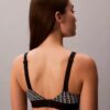 Graafinen Monogram-kuvioinen Microfiber-joustava Bralette kevyesti vuorattu Graafinen Monogram-kuvioinen Microfiber-joustava Bralette kevyesti vuorattu