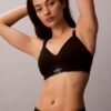 Graafinen Monogram-kuvioinen Microfiber-joustava Bralette kevyesti vuorattu Graafinen Monogram-kuvioinen Microfiber-joustava Bralette kevyesti vuorattu