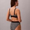 Graafinen Monogram-kuvioinen Microfiber-joustava Bralette kevyesti vuorattu Graafinen Monogram-kuvioinen Microfiber-joustava Bralette kevyesti vuorattu