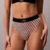 Graafinen Monogram-kuvioinen Microfiber-stretch-Thong Graafinen Monogram-kuvioinen Microfiber-stretch-Thong