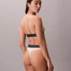 Graafinen Monogram-kuvioinen Microfiber-stretch-Thong