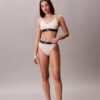 Graafinen Monogram-kuvioinen Microfiber-stretch-Thong