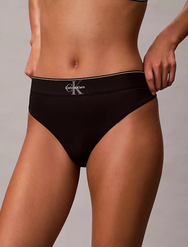 Graafinen Monogram-kuvioinen Microfiber-stretch-Thong Graafinen Monogram-kuvioinen Microfiber-stretch-Thong
