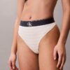 Graafinen Monogram-kuvioinen Microfiber-stretch-Thong
