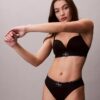 Graafinen Monogram-Microfiber-stretch-korkeavyötäröinen Bikini-alushousu Graafinen Monogram-Microfiber-stretch-korkeavyötäröinen Bikini-alushousu