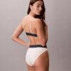 Graafinen Monogram-Microfiber-stretch-korkeavyötäröinen Bikini-alushousu