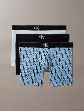 Graafinen monogrammi, Cotton Stretch, 3-pakkaus Boxer Brief