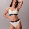 Graafinen monogrammi, Microfiber, joustava, Unlined Bralette Graafinen monogrammi, Microfiber, joustava, Unlined Bralette