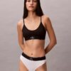 Graafinen monogrammi, Microfiber, joustava, Unlined Bralette Graafinen monogrammi, Microfiber, joustava, Unlined Bralette