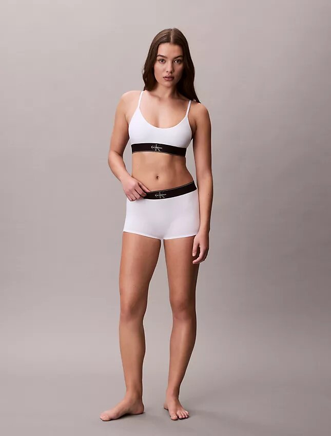 Graafinen monogrammi, Microfiber, joustava, Unlined Bralette Graafinen monogrammi, Microfiber, joustava, Unlined Bralette
