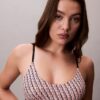 Graafinen monogrammi, Microfiber, joustava, Unlined Bralette Graafinen monogrammi, Microfiber, joustava, Unlined Bralette