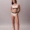 Graafinen monogrammi, Microfiber, joustava, Unlined Bralette Graafinen monogrammi, Microfiber, joustava, Unlined Bralette