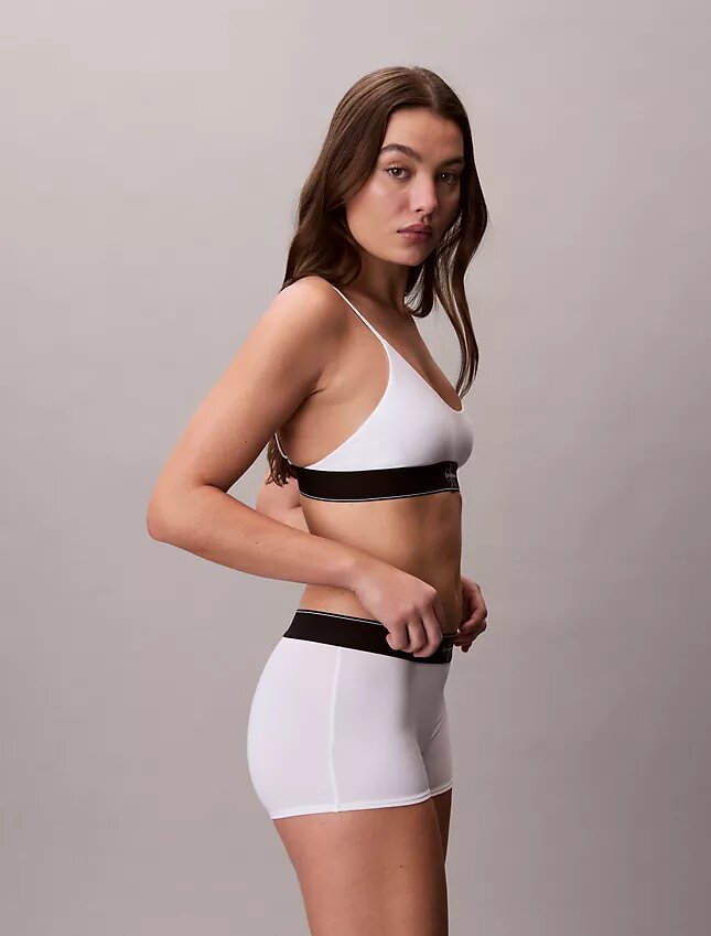 Graafinen monogrammi, Microfiber, joustava, Unlined Bralette Graafinen monogrammi, Microfiber, joustava, Unlined Bralette