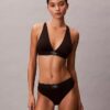 Graafinen monogrammi-Microfiber-kuituinen joustava, kevyesti vuorattu kolmiomallinen Bralette Graafinen monogrammi-Microfiber-kuituinen joustava, kevyesti vuorattu kolmiomallinen Bralette