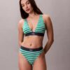 Graafinen monogrammi-Microfiber-kuituinen joustava, kevyesti vuorattu kolmiomallinen Bralette Graafinen monogrammi-Microfiber-kuituinen joustava, kevyesti vuorattu kolmiomallinen Bralette