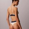 Graafinen monogrammi-Microfiber-kuituinen joustava, kevyesti vuorattu kolmiomallinen Bralette Graafinen monogrammi-Microfiber-kuituinen joustava, kevyesti vuorattu kolmiomallinen Bralette