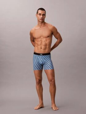 Graafinen monogrammikuvioinen Microfiber-stretch-Boxer Brief Graafinen monogrammikuvioinen Microfiber-stretch-Boxer Brief