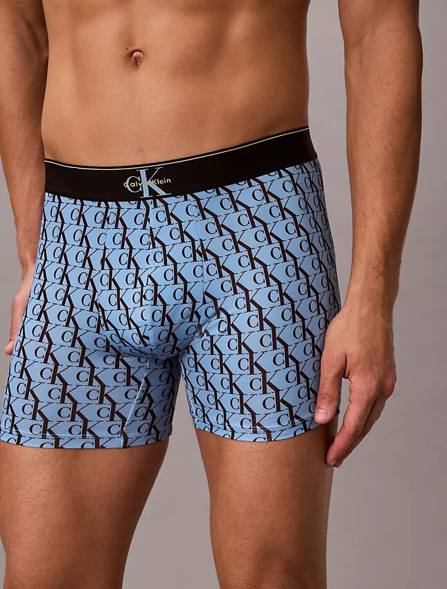 Graafinen monogrammikuvioinen Microfiber-stretch-Boxer Brief Graafinen monogrammikuvioinen Microfiber-stretch-Boxer Brief