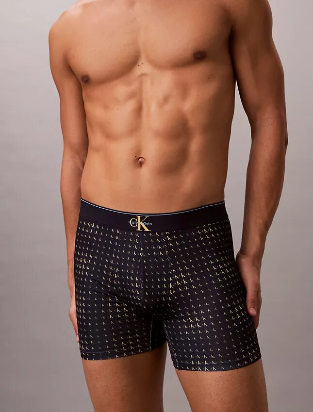 Graafinen monogrammikuvioinen Microfiber-stretch-Boxer Brief Graafinen monogrammikuvioinen Microfiber-stretch-Boxer Brief