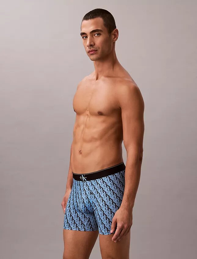 Graafinen monogrammikuvioinen Microfiber-stretch-Boxer Brief Graafinen monogrammikuvioinen Microfiber-stretch-Boxer Brief
