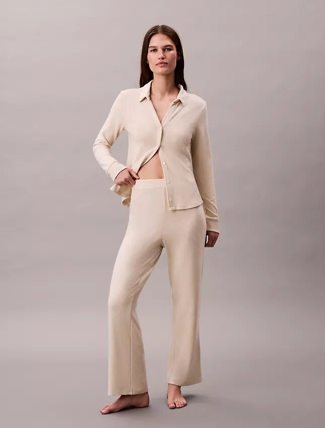 Harjattu interlock-housut Harjattu interlock-housut