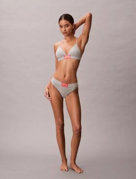 Heritage Classic Cotton Stretch Bralette, kevyesti vuorattu kolmiomallinen Bralette Heritage Classic Cotton Stretch Bralette, kevyesti vuorattu kolmiomallinen Bralette