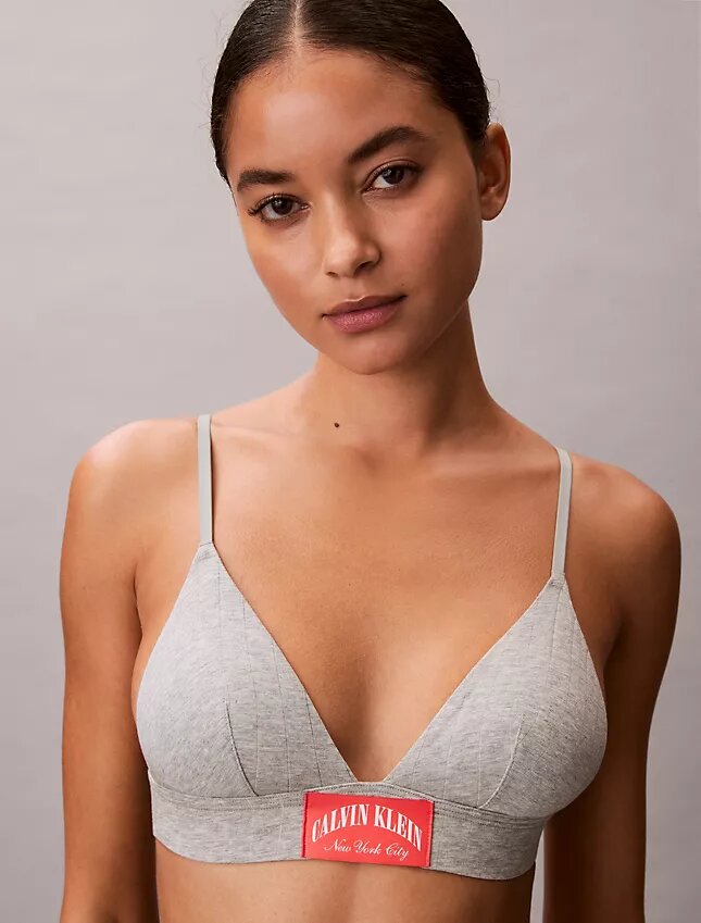 Heritage Classic Cotton Stretch Bralette, kevyesti vuorattu kolmiomallinen Bralette Heritage Classic Cotton Stretch Bralette, kevyesti vuorattu kolmiomallinen Bralette