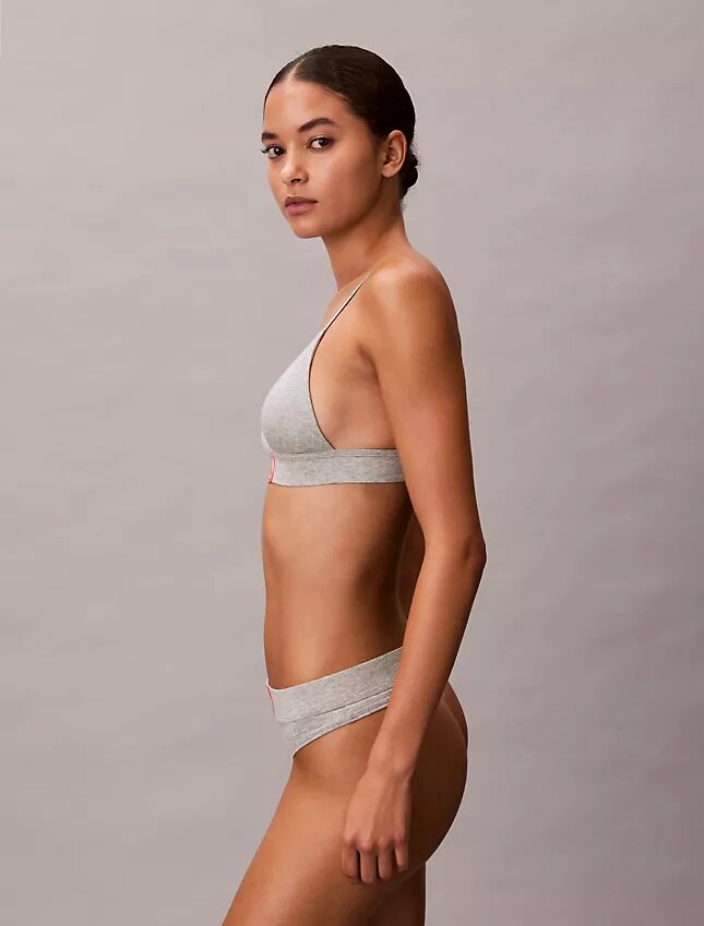 Heritage Classic Cotton Stretch Bralette, kevyesti vuorattu kolmiomallinen Bralette Heritage Classic Cotton Stretch Bralette, kevyesti vuorattu kolmiomallinen Bralette