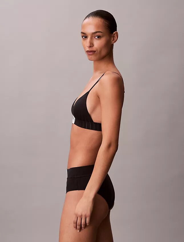Heritage Classic Cotton Stretch Bralette, kevyesti vuorattu kolmiomallinen Bralette Heritage Classic Cotton Stretch Bralette, kevyesti vuorattu kolmiomallinen Bralette