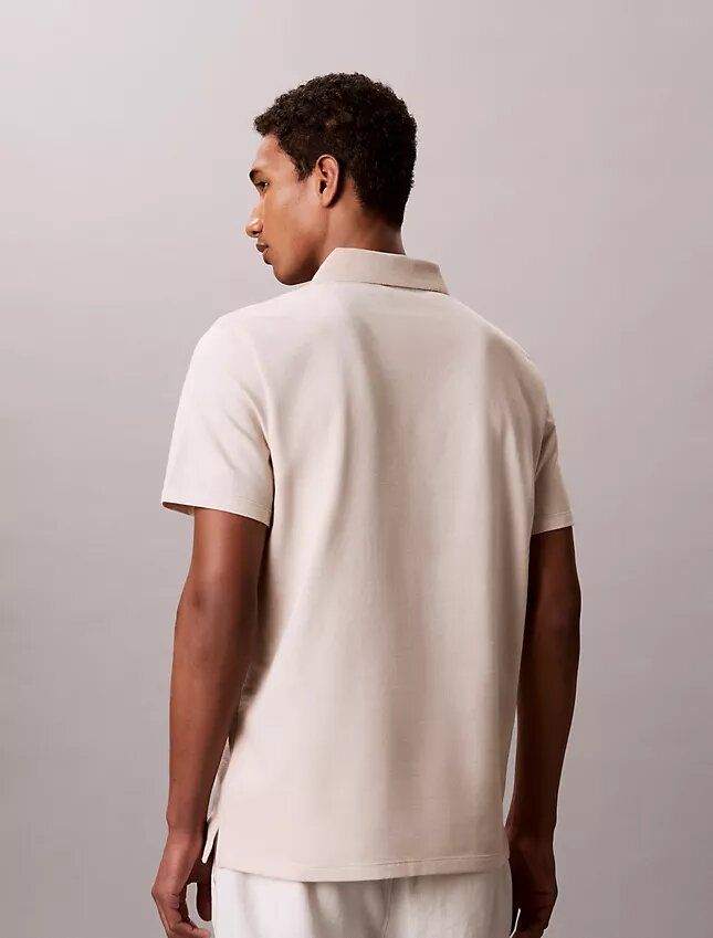 Herringbone-veto-aukkoinen polopaita Herringbone-veto-aukkoinen polopaita