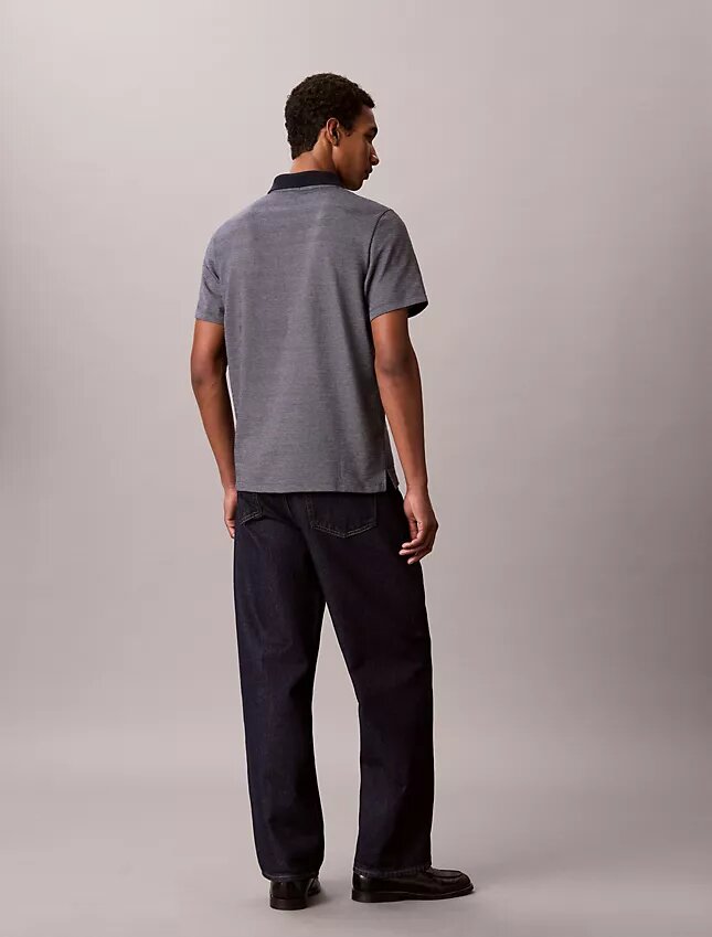 Herringbone-veto-aukkoinen polopaita Herringbone-veto-aukkoinen polopaita