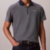 Herringbone-veto-aukkoinen polopaita Herringbone-veto-aukkoinen polopaita